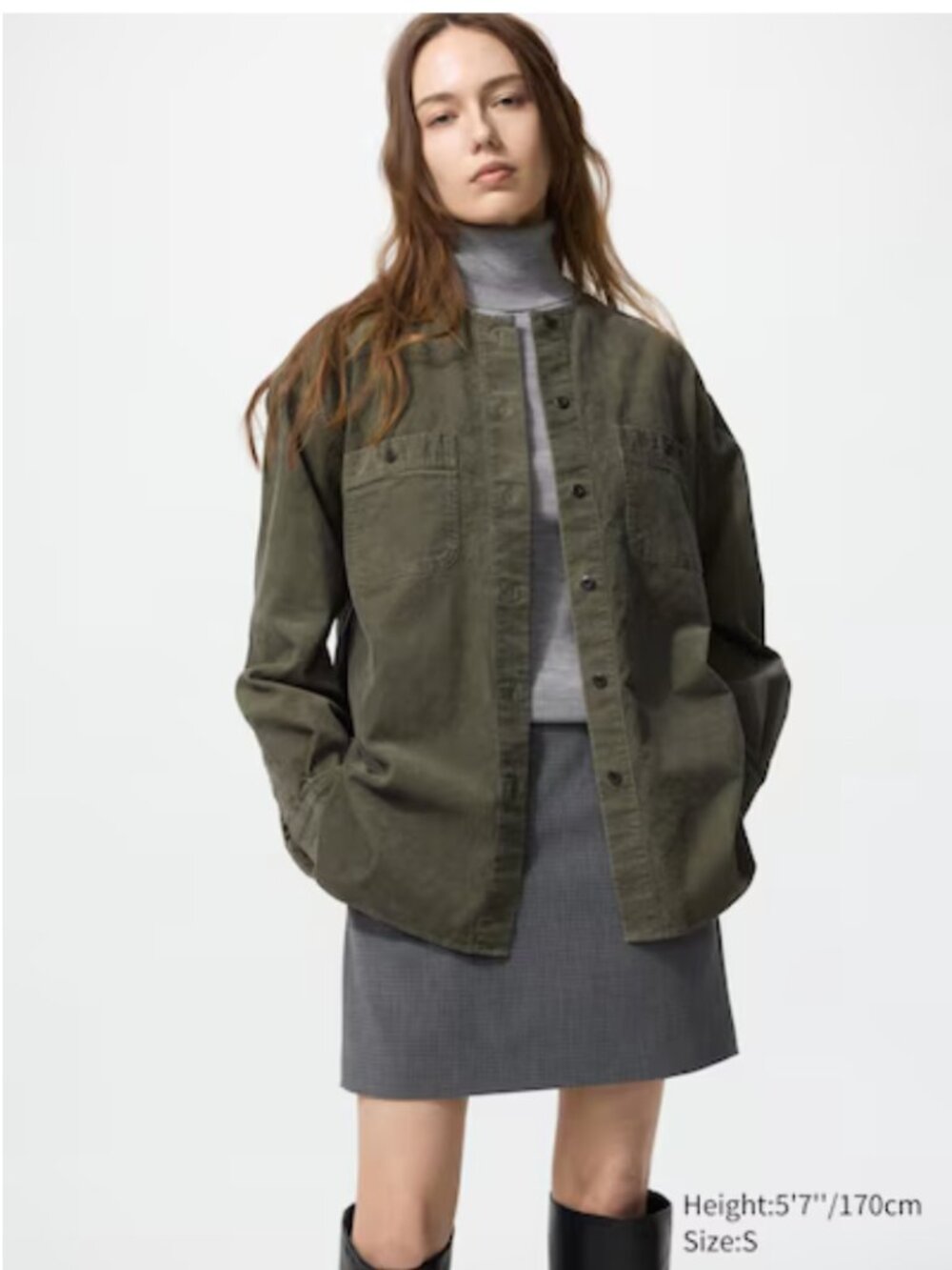 NWT Uniqlo Corduroy Shirt Jacket, sz S